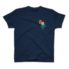 なんかゆるいショップのコザクラインコのピーちゃん スタンダードTシャツ