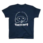 THIS IS NATSのホワイトでぃっちゃん Regular Fit T-Shirt