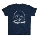 THIS IS NATSのホワイトでぃっちゃん スタンダードTシャツ