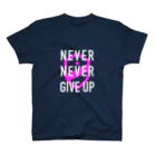 JENCO IMPORT & CO.のJENCO 2019AW_NEVER NEVER GIVEUP スタンダードTシャツ