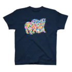 meiroのカラフルなシロクマ Regular Fit T-Shirt