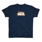 Wassam ねことコーギーいますの3匹のコーギーず スタンダードTシャツ