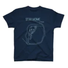 TrueMyLoveのSTAY HOME - KUROSHIBA ORxBL スタンダードTシャツ