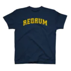 shoppのREDRUM 紺×黄 Regular Fit T-Shirt