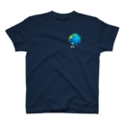ShikakuSankakuの地球　(黒地用) Regular Fit T-Shirt