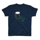 ebiyumi5037のカエルとビール スタンダードTシャツ