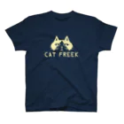 CAT-FREEKのCAT-FREEK（濃い色のTシャツ用） Regular Fit T-Shirt