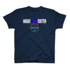 INOUT,INOUTのINDIAN RIGHT MATTER インド人を右に スタンダードTシャツ