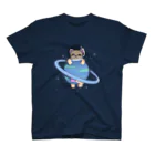 Moki's StudioのSpace Cat スタンダードTシャツ