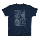 blanco_blancoのひとふでの海（ホワイト） Regular Fit T-Shirt