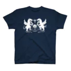 MNLOPのdragon emblem white スタンダードTシャツ