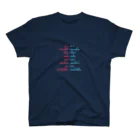 Les survenirs chaisnamiquesの人工/人口ピラミッド(細字ver.) スタンダードTシャツ