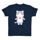 studio305のジトにゃん(ハチワレ) スタンダードTシャツ