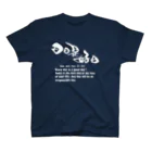 musubibaの日々是好日1-白文字 スタンダードTシャツ