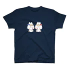 可愛すぎるうさぎの可愛すぎるうさぎとねこ スタンダードTシャツ