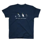 toriのおみせのPenguins (ホワイト) Regular Fit T-Shirt