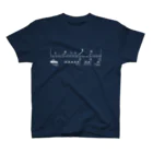 Amateur Academyの中級山岳T（印刷色：ホワイト） スタンダードTシャツ