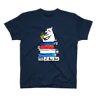 KOPETO の読む読むシロクマくん スタンダードTシャツ