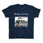 ヴィンテージ鉄道写真グッズの店の五行川橋梁を渡る C11325 スタンダードTシャツ