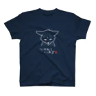 無真獣73号のつかれている猫 スタンダードTシャツ