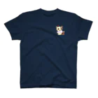 SPACE FOREST リサモリショップの編み物うっとりネコ Regular Fit T-Shirt
