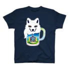 ヤム烈のホッキョクオオカミ のビールTシャツ Regular Fit T-Shirt