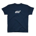 EGG²の"Indigo" EGG² Simple Logo T-shirts Regular Fit T-Shirt