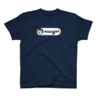 mangerのmangerロゴ・白 スタンダードTシャツ