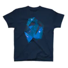 chihacoの星空の結晶（青） スタンダードTシャツ