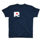 グリーンピース君の自由帳ショップの8bit R of HEART Regular Fit T-Shirt