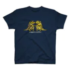 むちむちしっぽの【学名あり】手繋ぎタイガーサラマンダー スタンダードTシャツ