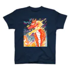 おーしまの島の龍神　 (赤) 티셔츠