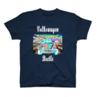 PALA's SHOP　cool、シュール、古風、和風、のVolkswagen Beetle スタンダードTシャツ