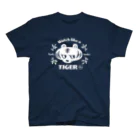 kocoon（コクーン）の虎視眈々ホワイトタイガー Regular Fit T-Shirt