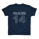 sncのfolklore(刺し子ステッチ風) Regular Fit T-Shirt