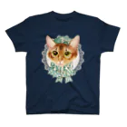 ぐるぐる洋品店のおしゃれリボンベレー猫ちゃん Regular Fit T-Shirt