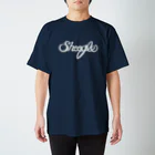 週刊少年ライジングサンズのShoogle(シューグル)ロゴ 白字 スタンダードTシャツ