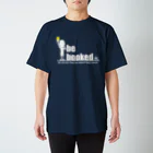 ジュニアサッカーサポーターの「イエローカード！」白 スタンダードTシャツ