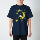 M&A withUの月とフェレット（ブレイズ） スタンダードTシャツ