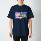 ぱくぱくショップのおすとかき氷 スタンダードTシャツ