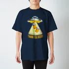LONESOME TYPE ススのビール泥棒👽🍻👽（飲酒運転ダメ。ゼッタイ。） Regular Fit T-Shirt