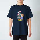 夜くま|ゆる4コマのrelax アサガオ Regular Fit T-Shirt