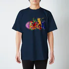 pazzuのねずみくんと魚さん スタンダードTシャツ