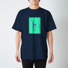 Qsarkのあおねこ スタンダードTシャツ