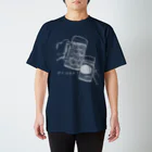 Handgestrickt Ju shopの【前面】がっつりProst!【白抜きイラスト】 Regular Fit T-Shirt