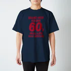 キッズモード某のROUND60 / 還暦＆アラ還を軽やかにすごすロゴ スタンダードTシャツ