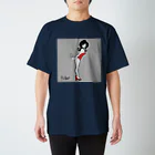 i_am_erika_i_am_ericのPIZZA GIRLとPINUPGIRL スタンダードTシャツ