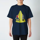 jimboの街頭でばったりおばけ スタンダードTシャツ