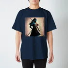 Dondon_designのレゲエ侍 Regular Fit T-Shirt