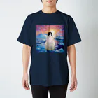 コウテイペンギン至上主義の南極の日の出　ひな様 티셔츠